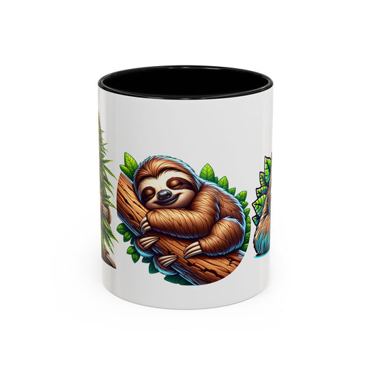 Charming Sloth Accent Coffee Mug – Perfect Gift for Nature Lovers