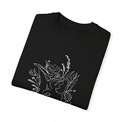 Magically Lush Unisex Garment-Dyed T-shirt - Nature-Inspired Graphic Tee