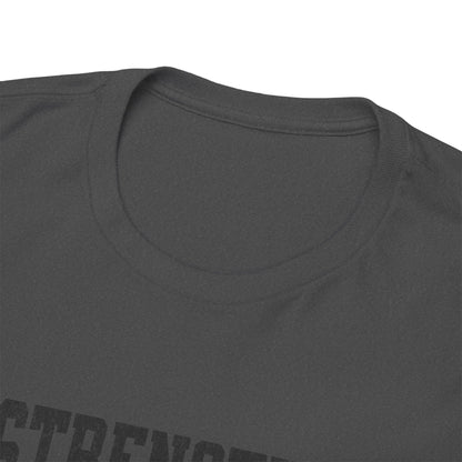 Strength in Every Move Unisex Heavy Cotton Tee - Motivational Fitness Shirt