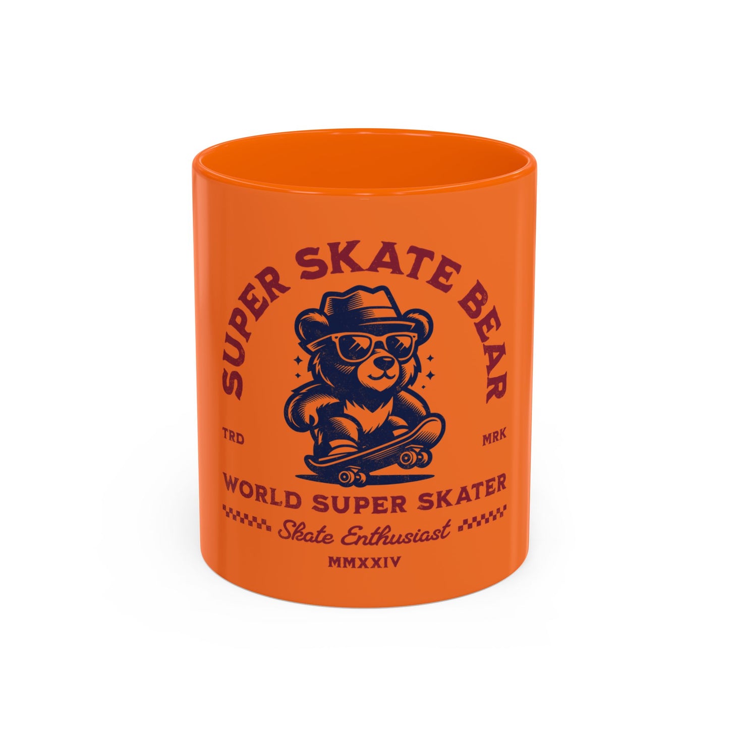 Super Skate Bear Coffee Mug - Fun Gift for Skateboard Enthusiasts