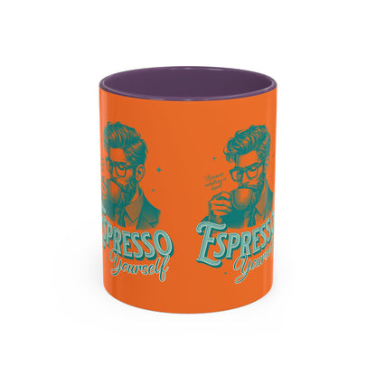 Retro Espresso Yourself Coffee Mug - Vibrant 11oz & 15oz