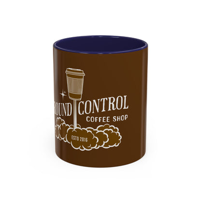 Ground Control Coffee Shop Accent Mug – 11oz & 15oz | Perfect Gift for Coffee Lovers