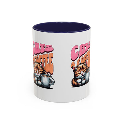 Cats & Coffee Ceramic Mug - Purr-fect for Cat Lovers