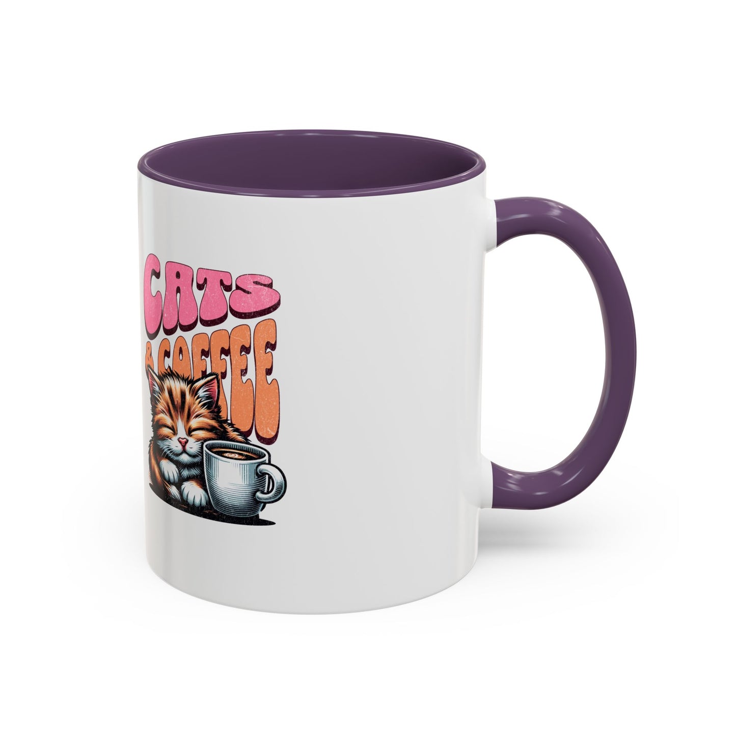 Cats & Coffee Ceramic Mug - Purr-fect for Cat Lovers