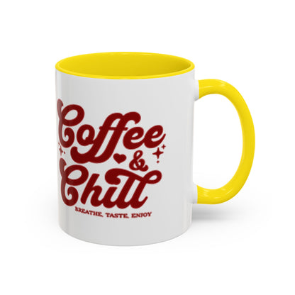 Coffee & Chill Accent Mug - Perfect for Relaxing Moments