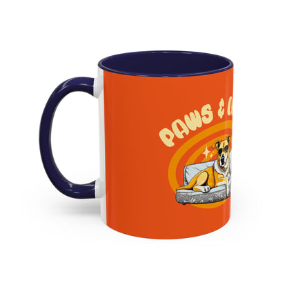 Chill Vibes Coffee Mug - Retro Dog Design