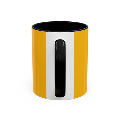 Coffee is Life Accent Mug - Fun Yellow Coffee Cup for Coffee Lovers