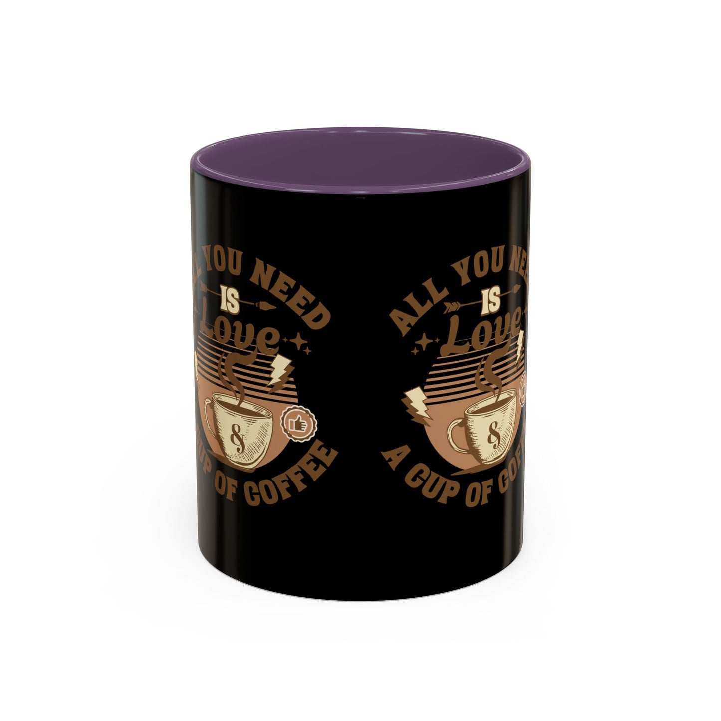 Love & Coffee Accent Mug - Perfect Gift for Coffee Lovers