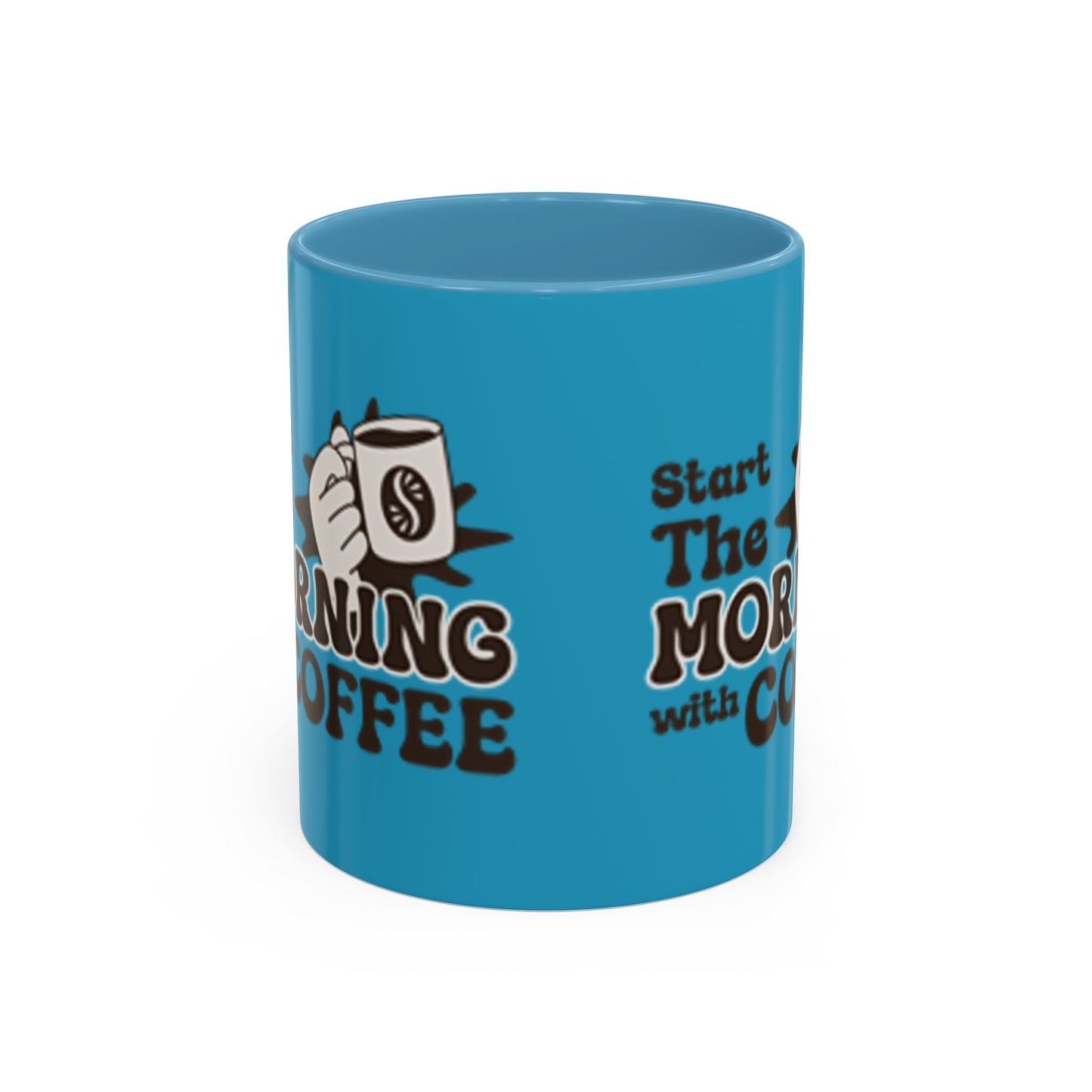 Motivational Coffee Mug - Start the Morning with Coffee