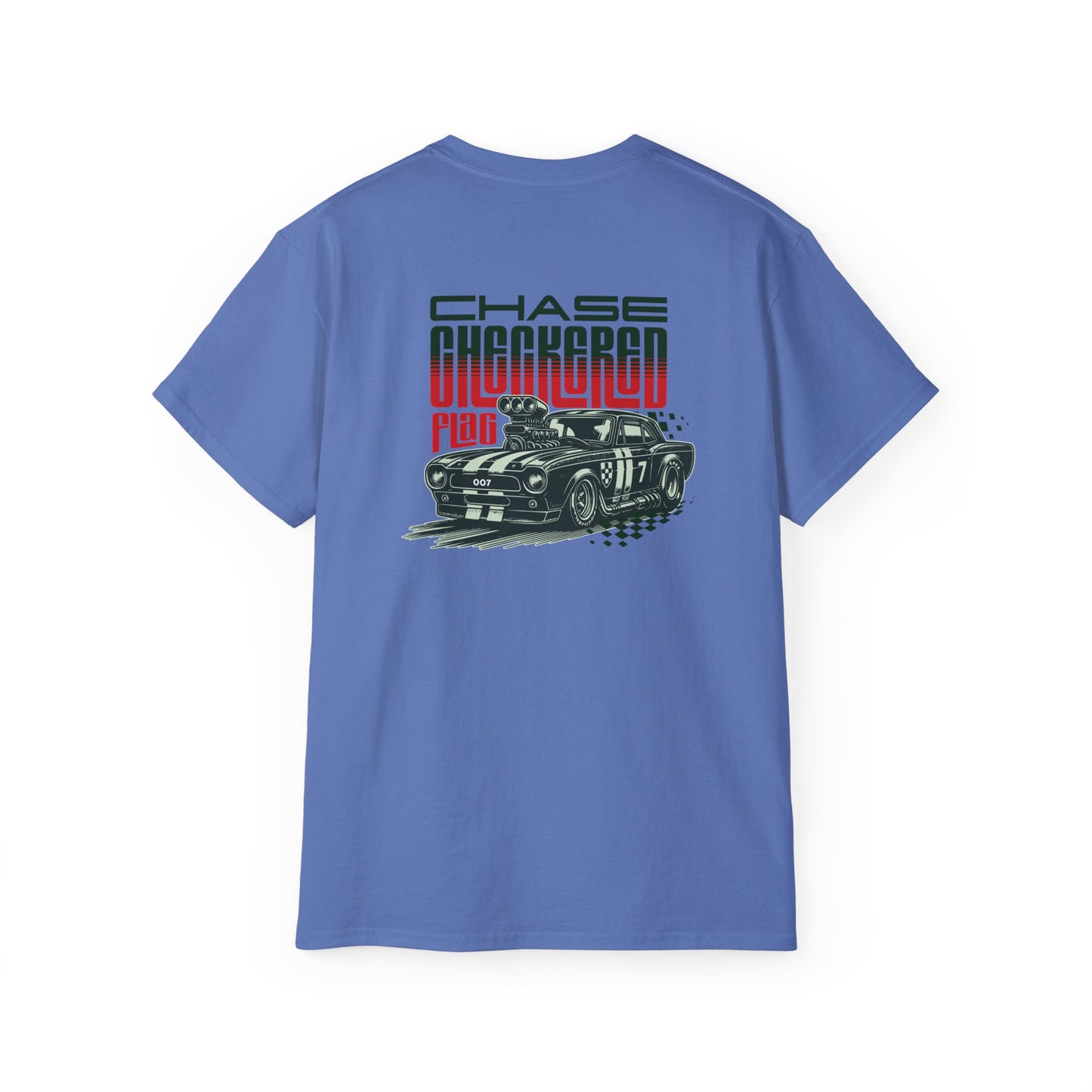 Chase Checkered Flag Unisex Ultra Cotton Tee - Perfect for Car Enthusiasts