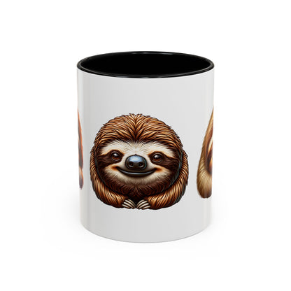 Cute Sloth Accent Coffee Mug - Perfect Gift for Animal Lovers