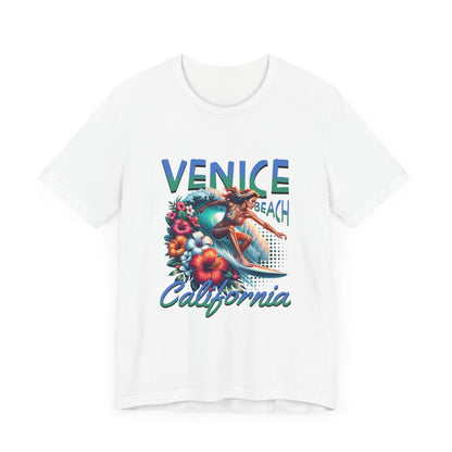 Venice Beach Graphic Tee - Unisex Jersey Short Sleeve Shirt