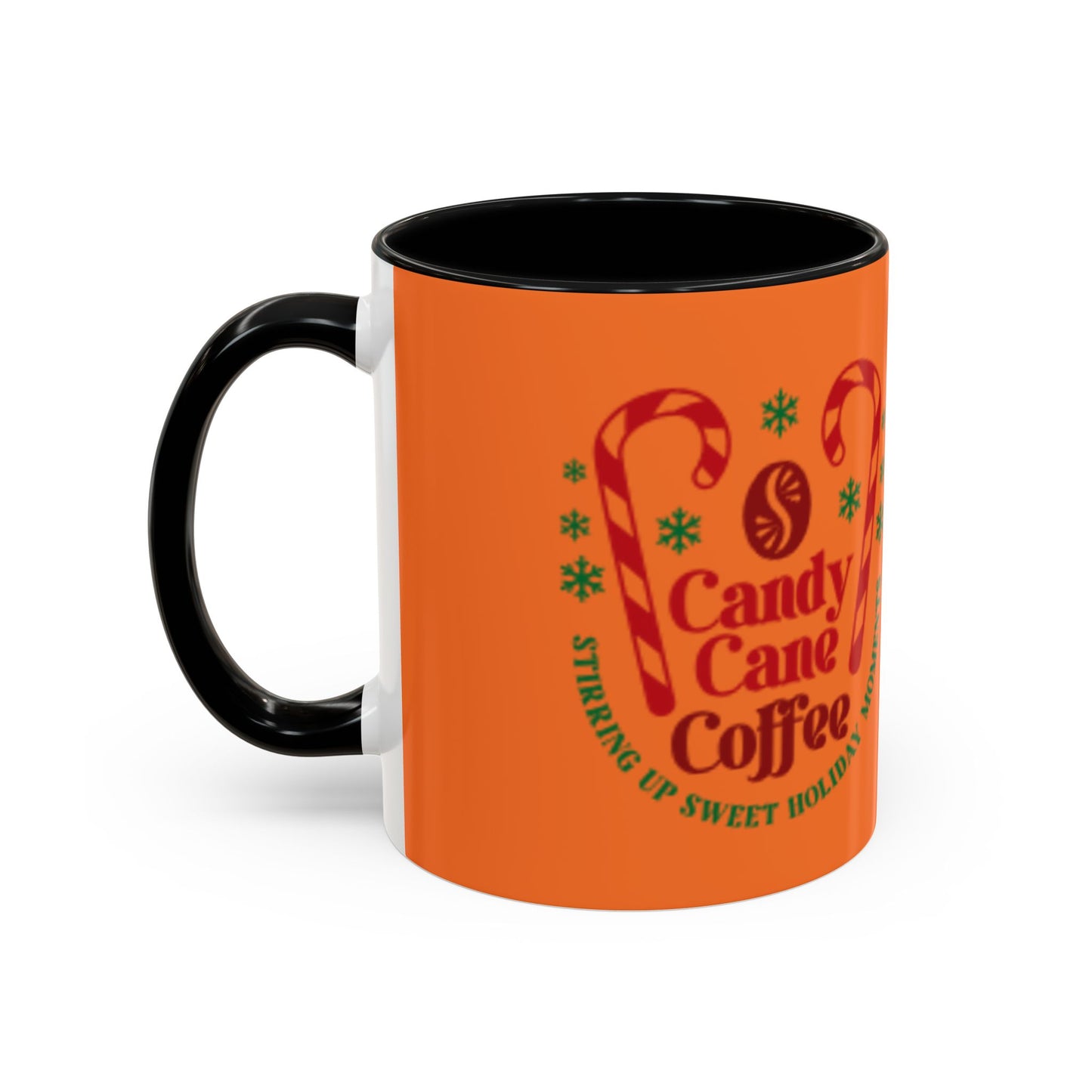 Candy Cane Coffee Holiday Mug – 11oz & 15oz Accent Coffee Cups