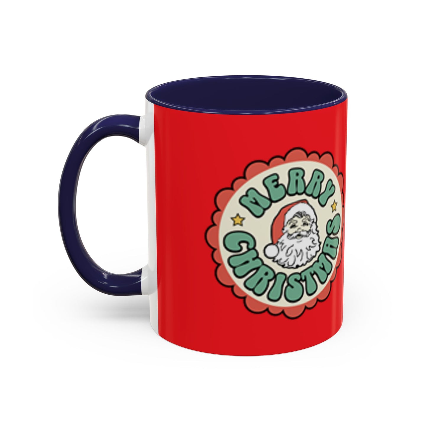 Merry Christmas Accent Coffee Mug – Festive 11oz & 15oz Holiday Drinkware