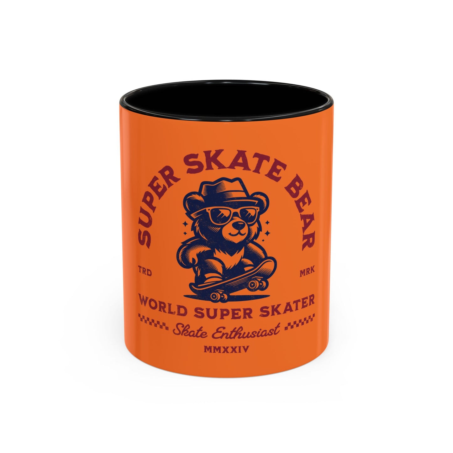 Super Skate Bear Coffee Mug - Fun Gift for Skateboard Enthusiasts