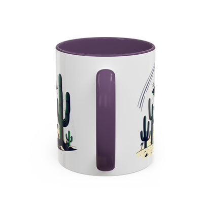 Retro UFO Accent Coffee Mug - Perfect for Sci-Fi Lovers and Gift Giving