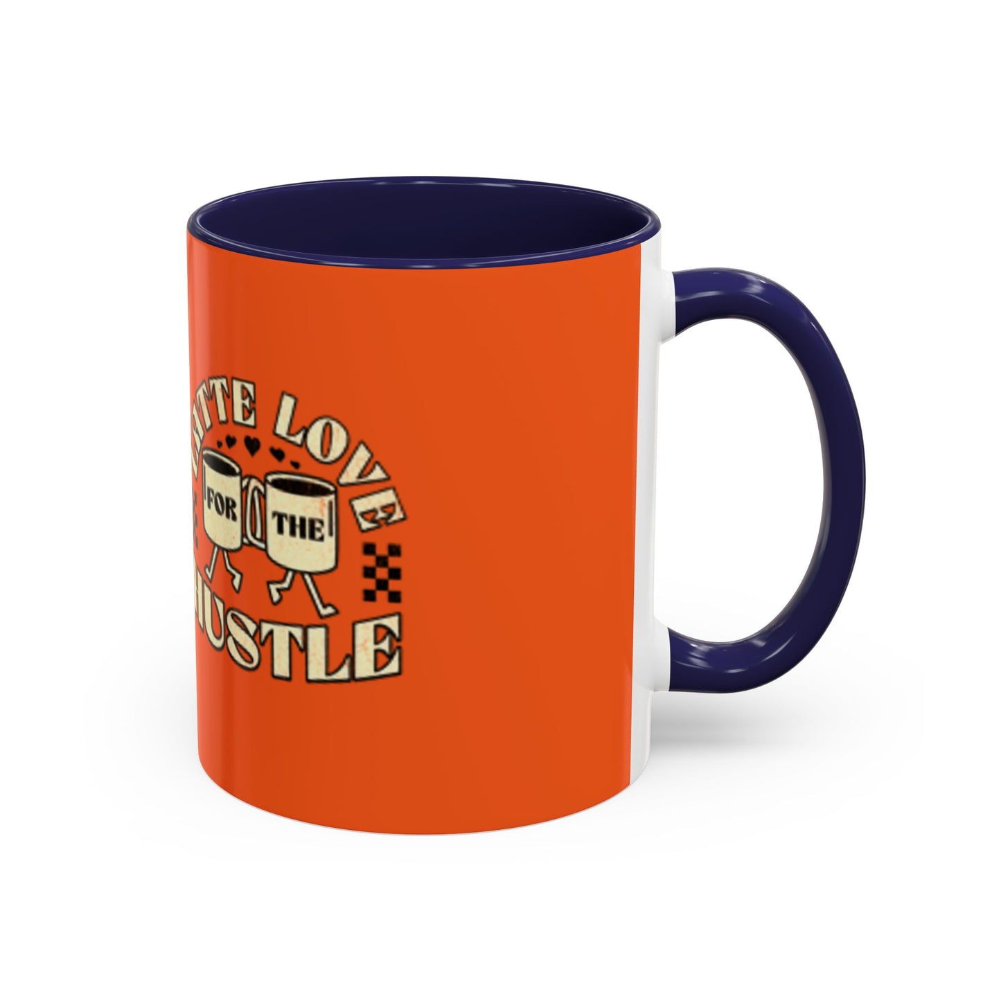 Latte Love Hustle Accent Coffee Mug - Perfect Gift for Coffee Lovers