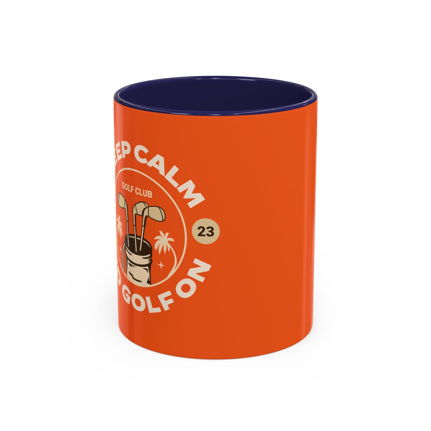 Keep Calm and Golf On Coffee Mug – 11oz & 15oz – Perfect Gift for Golf Lovers