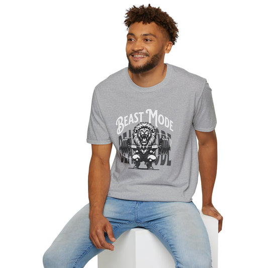 Beast Mode Lion Gym T-Shirt for Fitness Enthusiasts