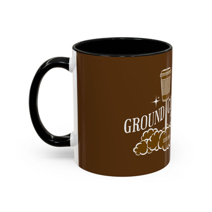 Ground Control Coffee Shop Accent Mug – 11oz & 15oz | Perfect Gift for Coffee Lovers