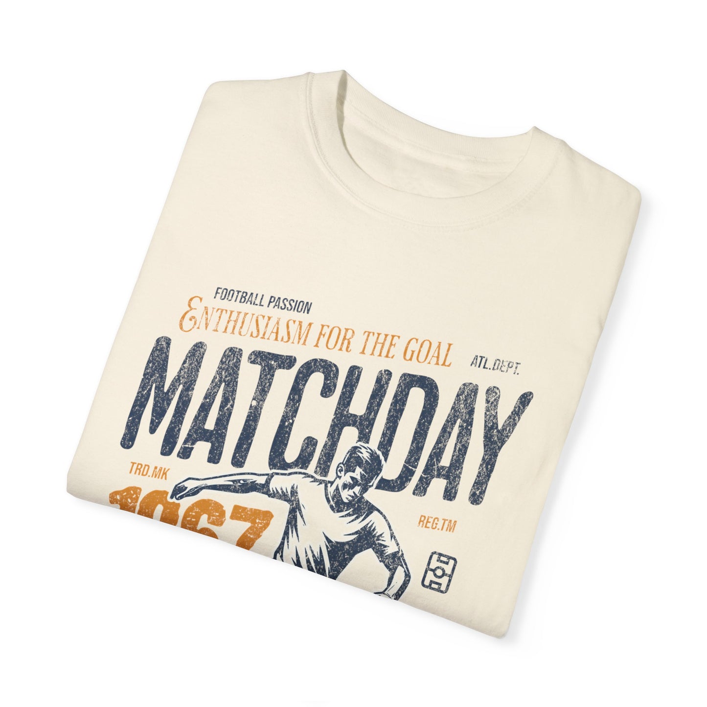 Matchday Enthusiast Unisex Garment-Dyed T-Shirt - Football Passion 1967