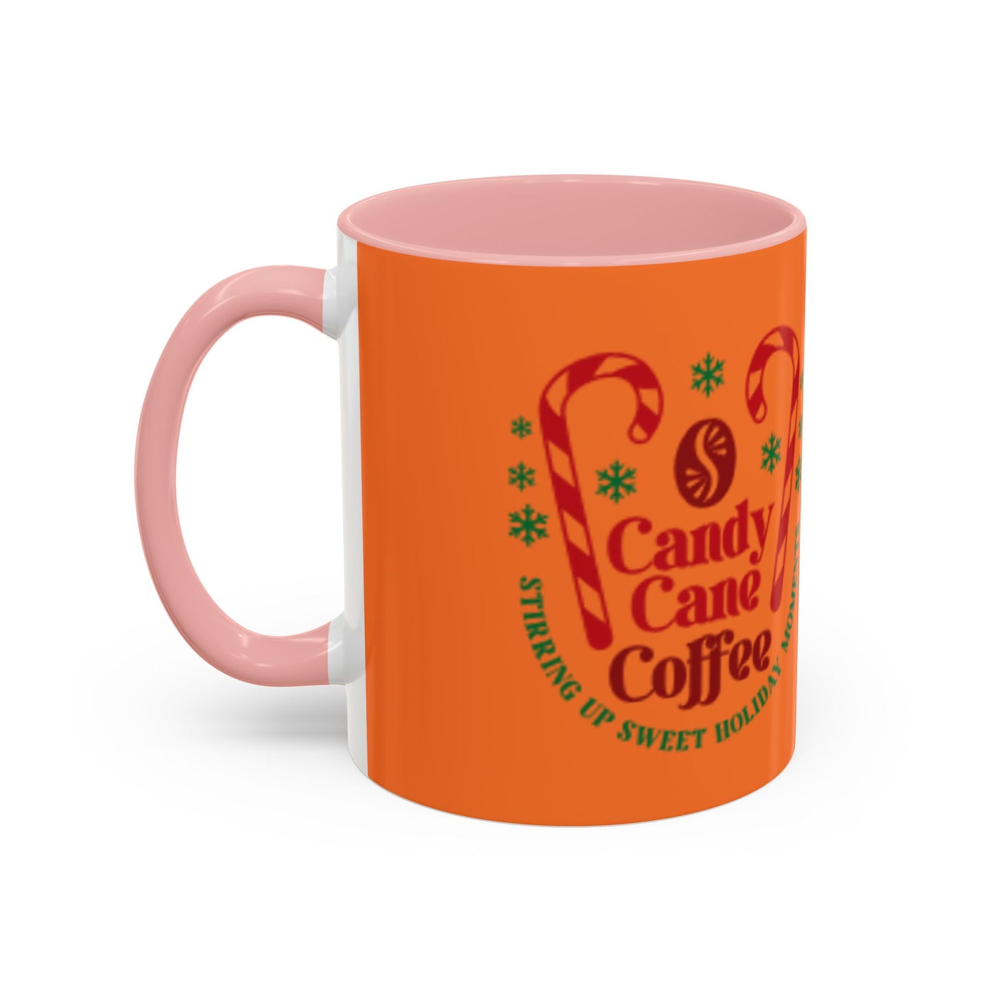 Candy Cane Coffee Holiday Mug – 11oz & 15oz Accent Coffee Cups