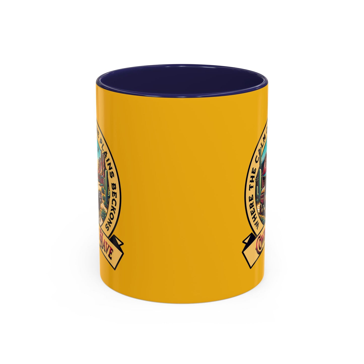 Western-Themed Accent Coffee Mug - Cowboy's Haven Design