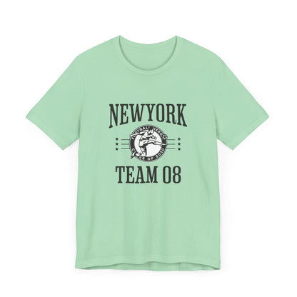 Unisex Jersey Short Sleeve Tee - New York Team 08 Basketball