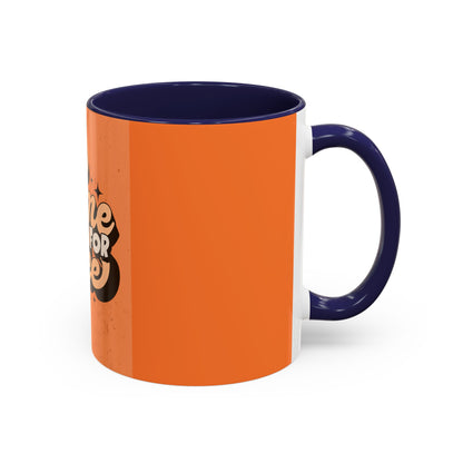 Time for Coffee Accent Mug - 11oz & 15oz - Fun Retro Coffee Cup for Coffee Lovers