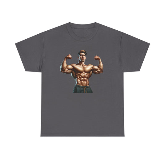 Fitness Motivation Unisex Heavy Cotton Tee - 'It's Time to Train!'