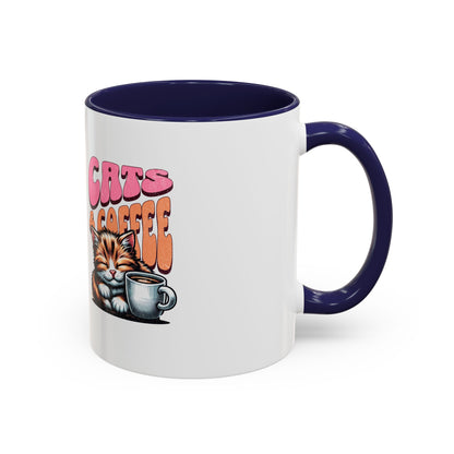 Cats & Coffee Ceramic Mug - Purr-fect for Cat Lovers