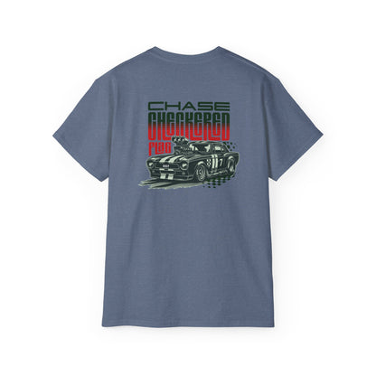 Chase Checkered Flag Unisex Ultra Cotton Tee - Perfect for Car Enthusiasts