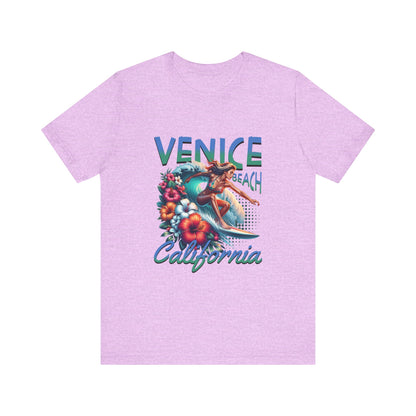 Venice Beach Graphic Tee - Unisex Jersey Short Sleeve Shirt