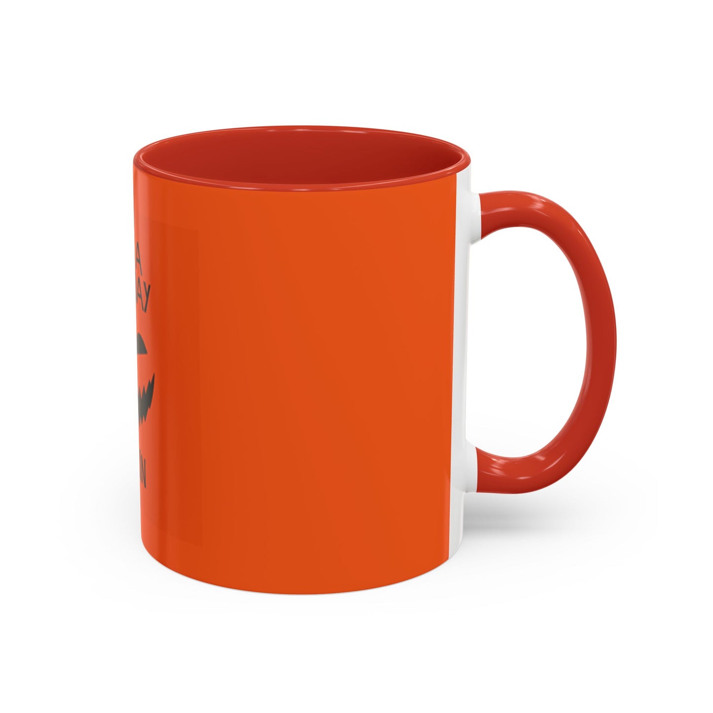 Halloween Pumpkin Accent Coffee Mug - "Have a Good Day"