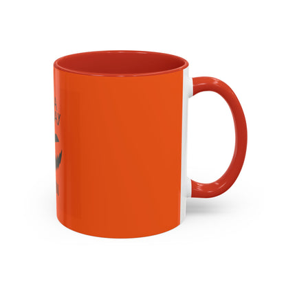 Halloween Pumpkin Accent Coffee Mug - "Have a Good Day"