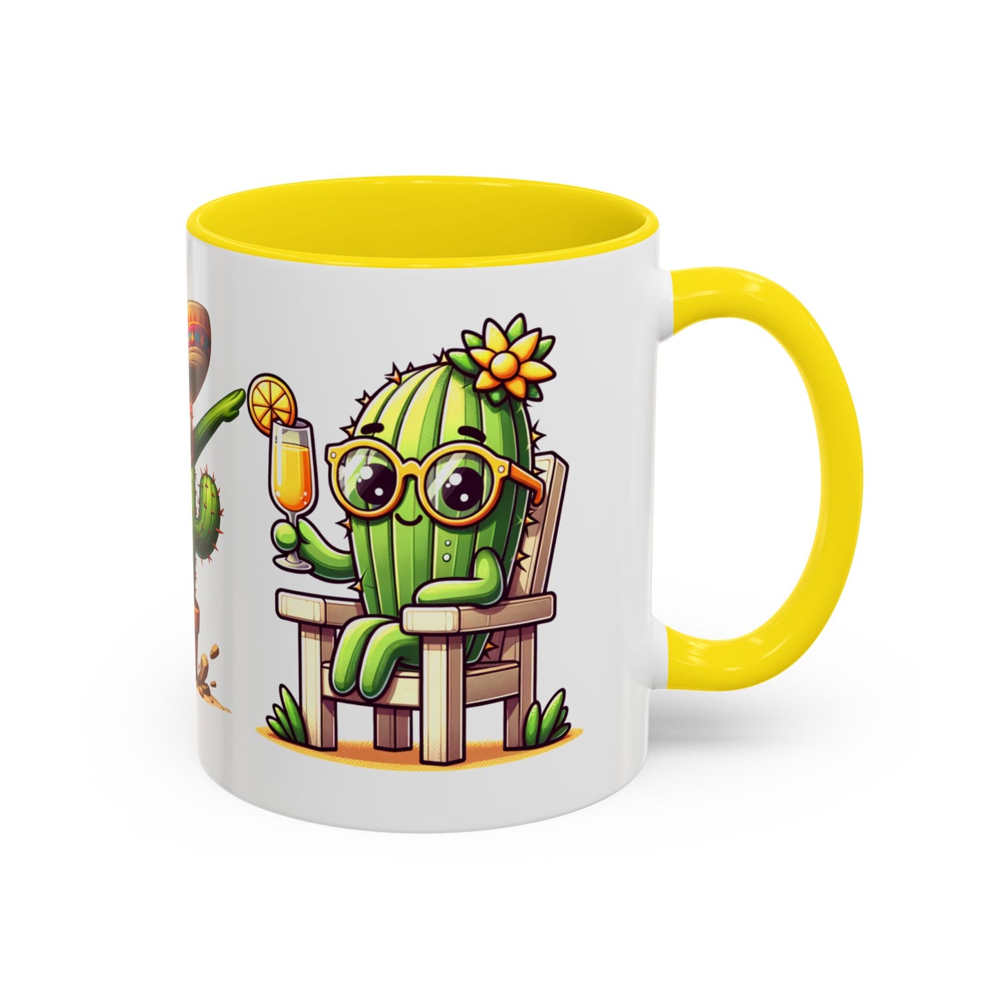 Fun Cactus Coffee Mug - 11oz & 15oz - Perfect for Summer Vibes