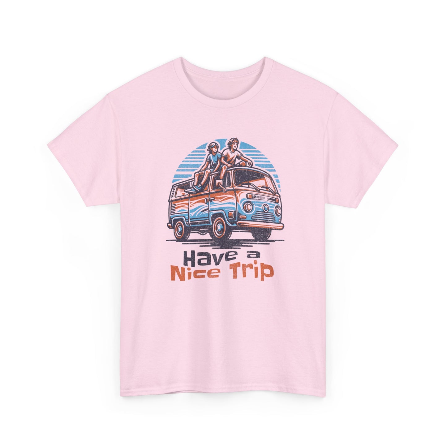 Have a Nice Trip Women Heavy Cotton Tee - Perfect for Travel Lovers