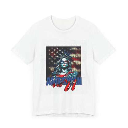 Patriotic Statue of Liberty Tee - Unisex Jersey Short Sleeve T-Shirt