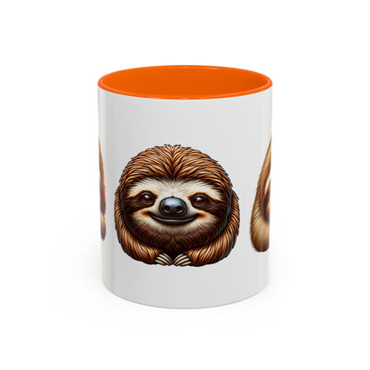 Cute Sloth Accent Coffee Mug - Perfect Gift for Animal Lovers