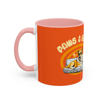 Chill Vibes Coffee Mug - Retro Dog Design