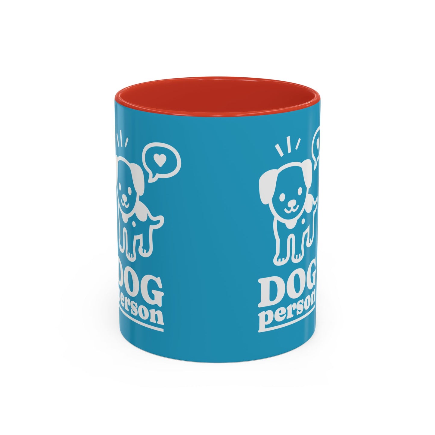 Dog Person Accent Coffee Mug - Perfect Gift for Dog Lovers, 11 & 15oz