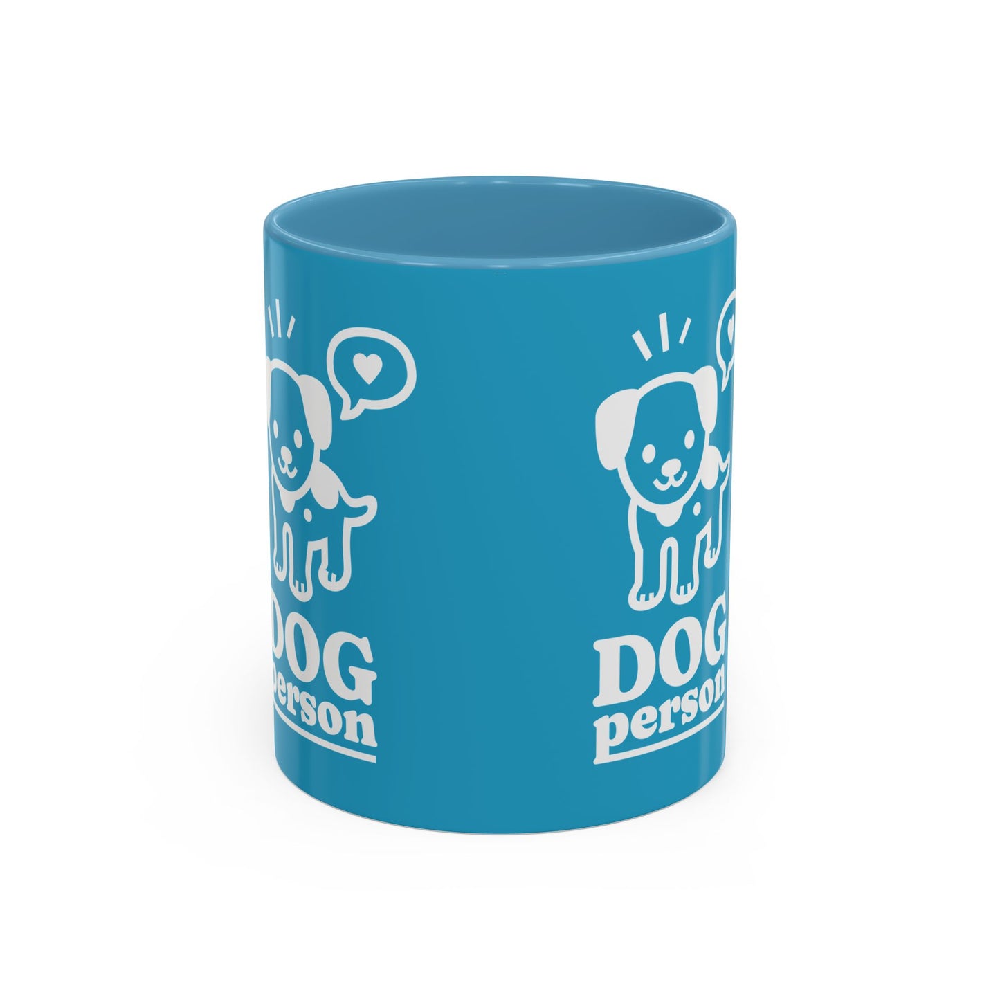 Dog Person Accent Coffee Mug - Perfect Gift for Dog Lovers, 11 & 15oz