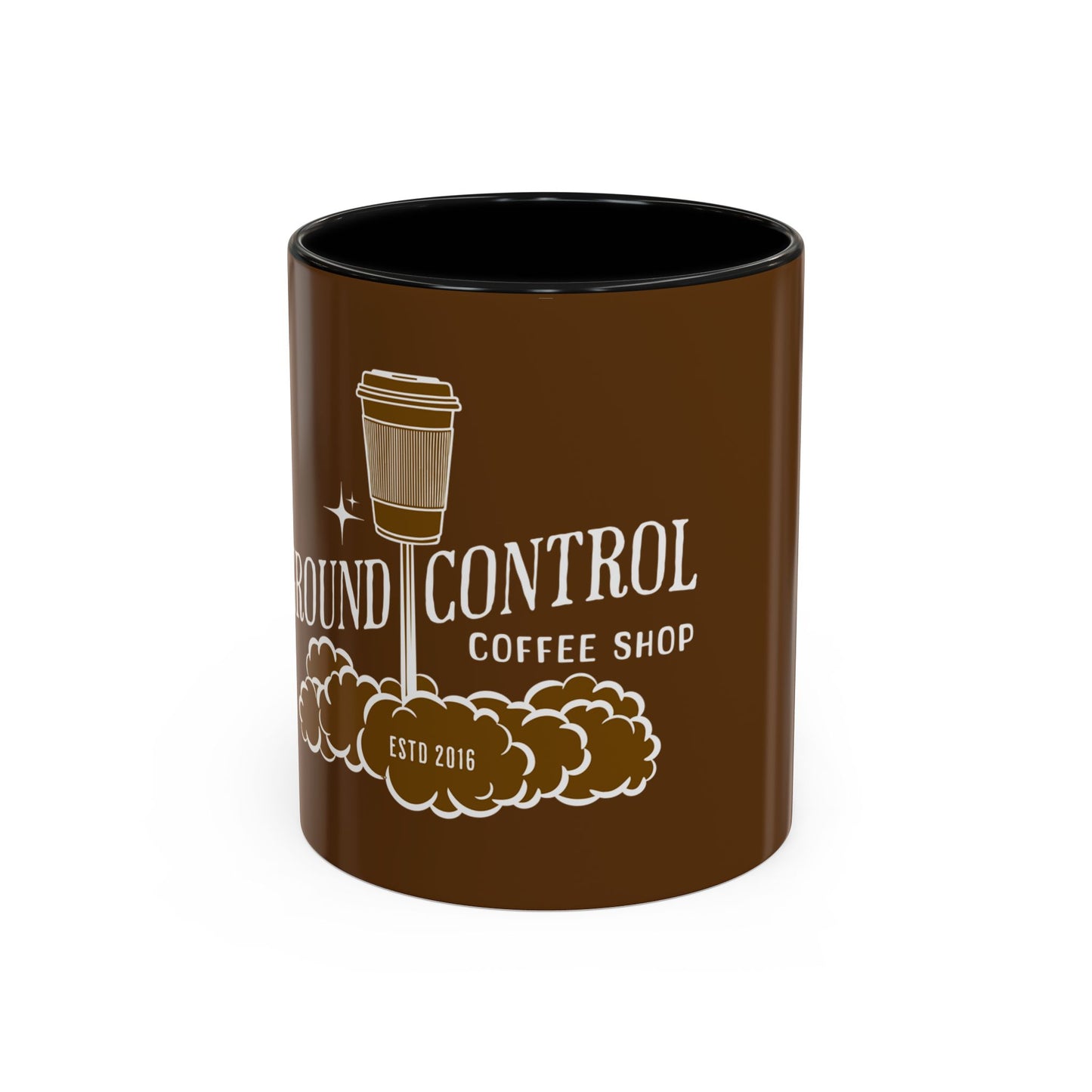 Ground Control Coffee Shop Accent Mug – 11oz & 15oz | Perfect Gift for Coffee Lovers