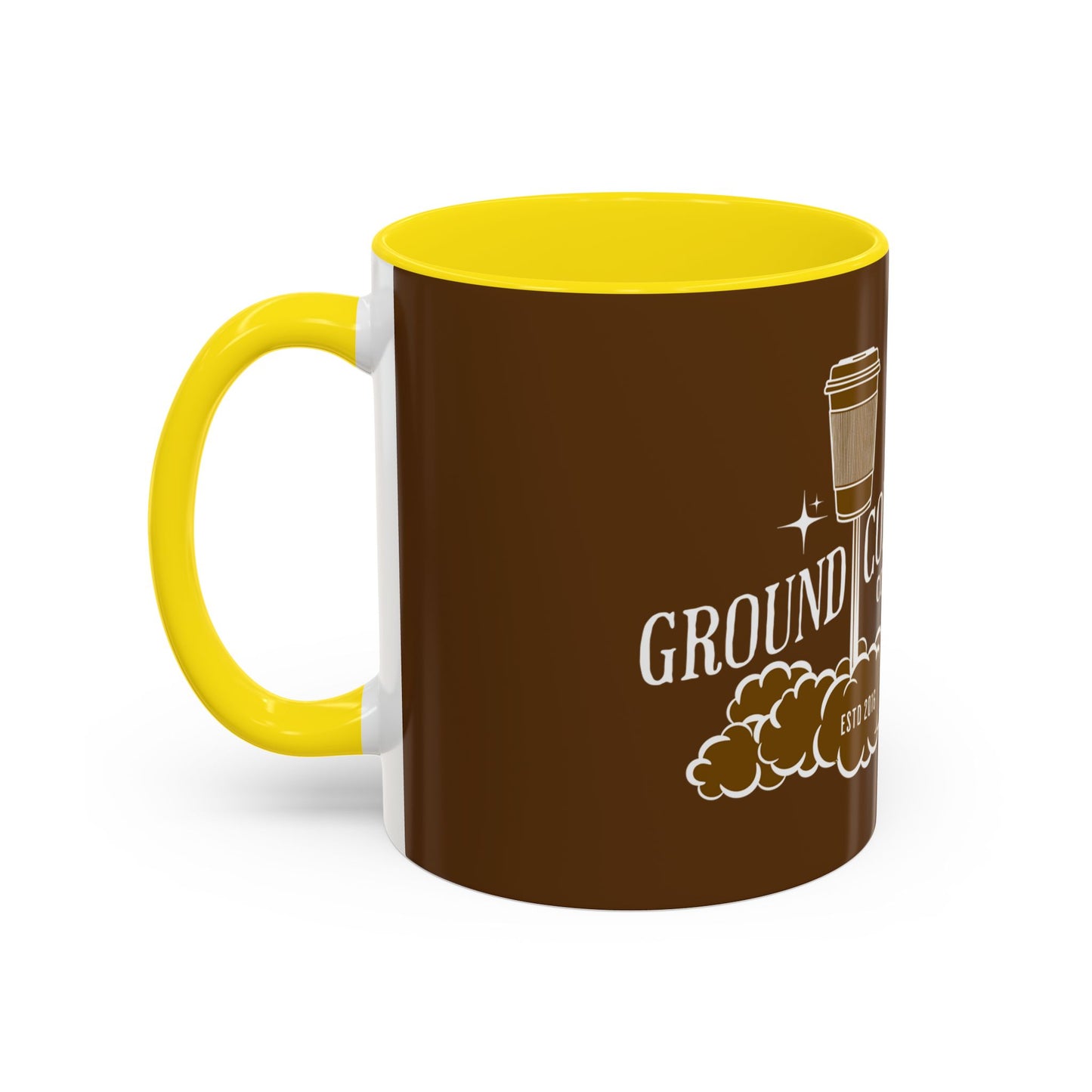 Ground Control Coffee Shop Accent Mug – 11oz & 15oz | Perfect Gift for Coffee Lovers