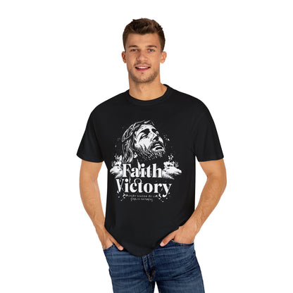 Faith & Victory Unisex Garment-Dyed T-shirt