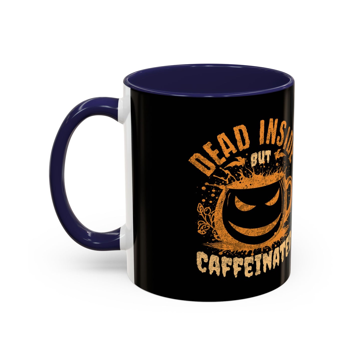 Caffeinated Humor Coffee Mug - 'Dead Inside but Caffeinated' - Perfect Gift for Coffee Lovers