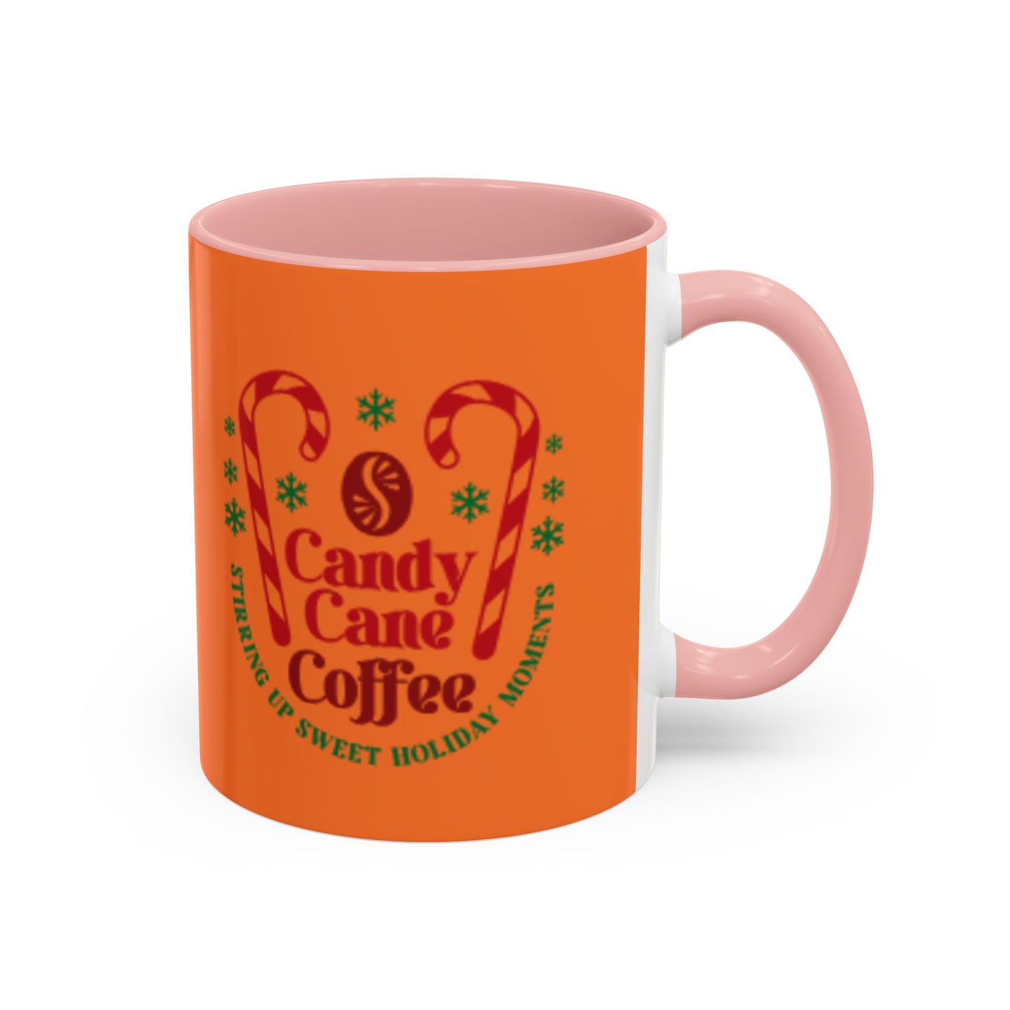 Candy Cane Coffee Holiday Mug – 11oz & 15oz Accent Coffee Cups