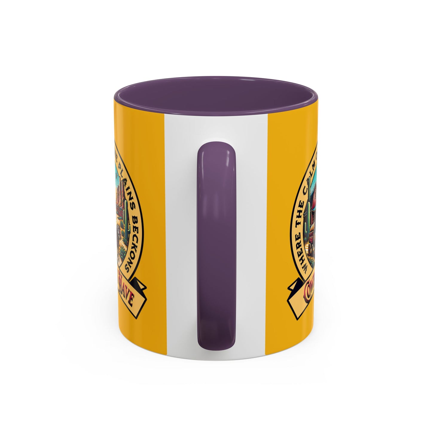 Western-Themed Accent Coffee Mug - Cowboy's Haven Design