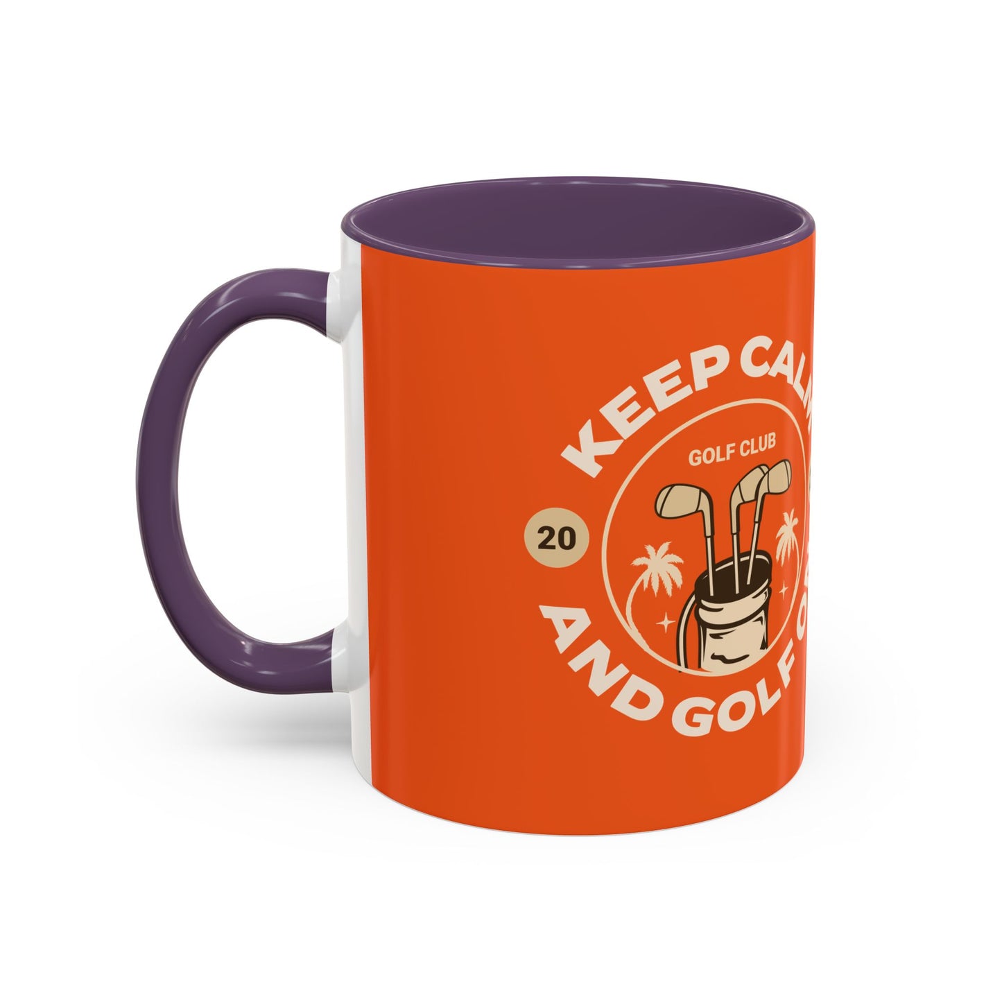 Keep Calm and Golf On Coffee Mug – 11oz & 15oz – Perfect Gift for Golf Lovers