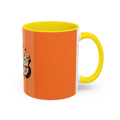 Time for Coffee Accent Mug - 11oz & 15oz - Fun Retro Coffee Cup for Coffee Lovers